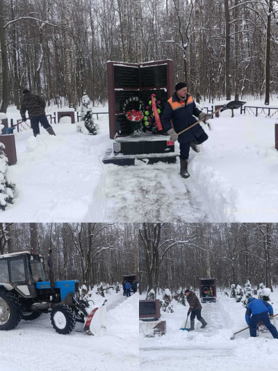ПОМОЩЬ ПО УБОРКЕ СНЕГА ПРОДОЛЖАЕТСЯ